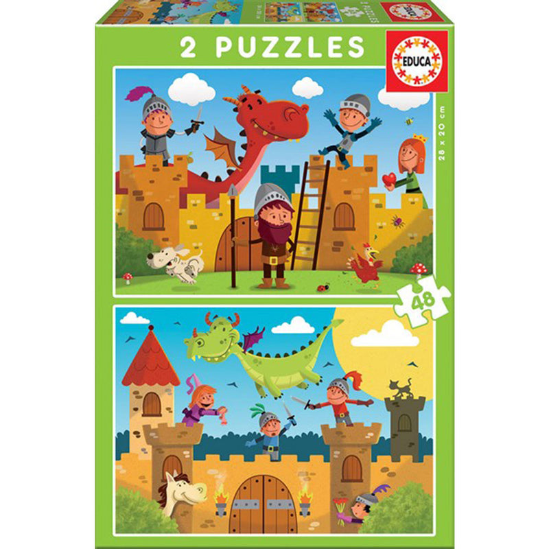 48pcsのEduca Puzzle Collection 2セット