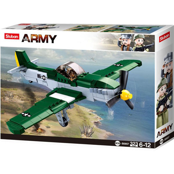 Sluban WW2 Allied Fighter Jet Building Blocks 323pcs