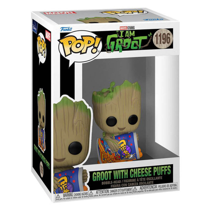 I Am Groot Groot with Cheese Puffs Pop! Vinyl