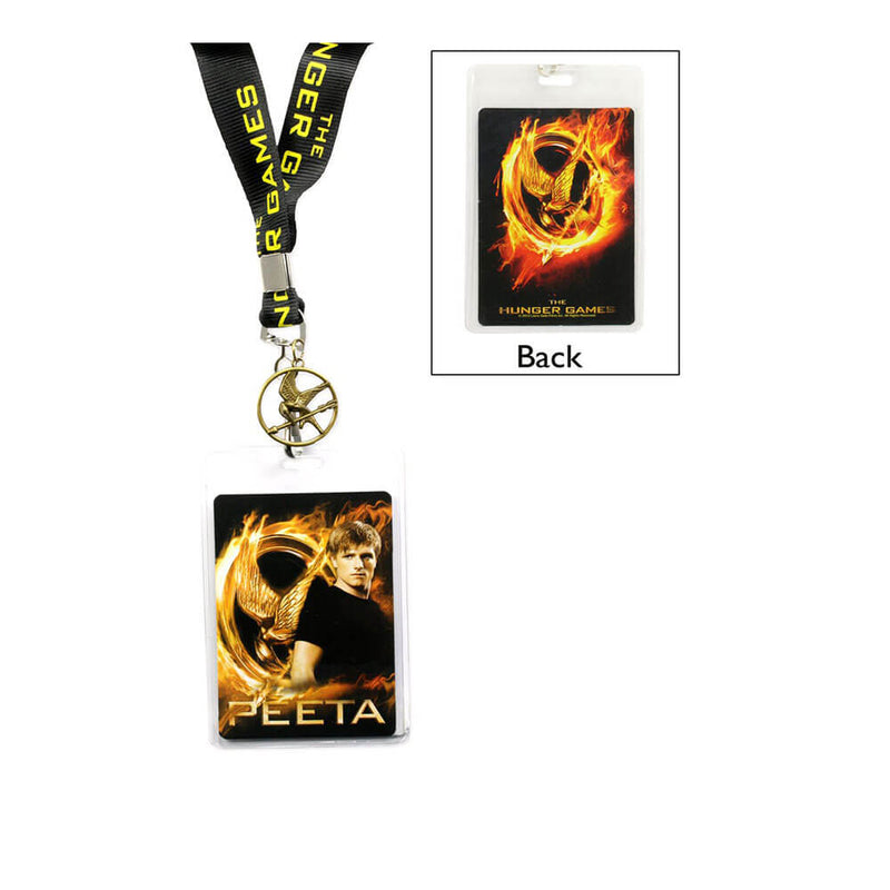 The Hunger Games Lanyard Peeta with Pin