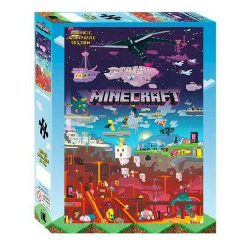 Minecraft 1000pcジグソーパズル