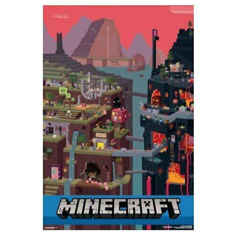 Minecraftポスター