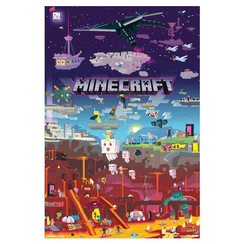 Minecraftポスター