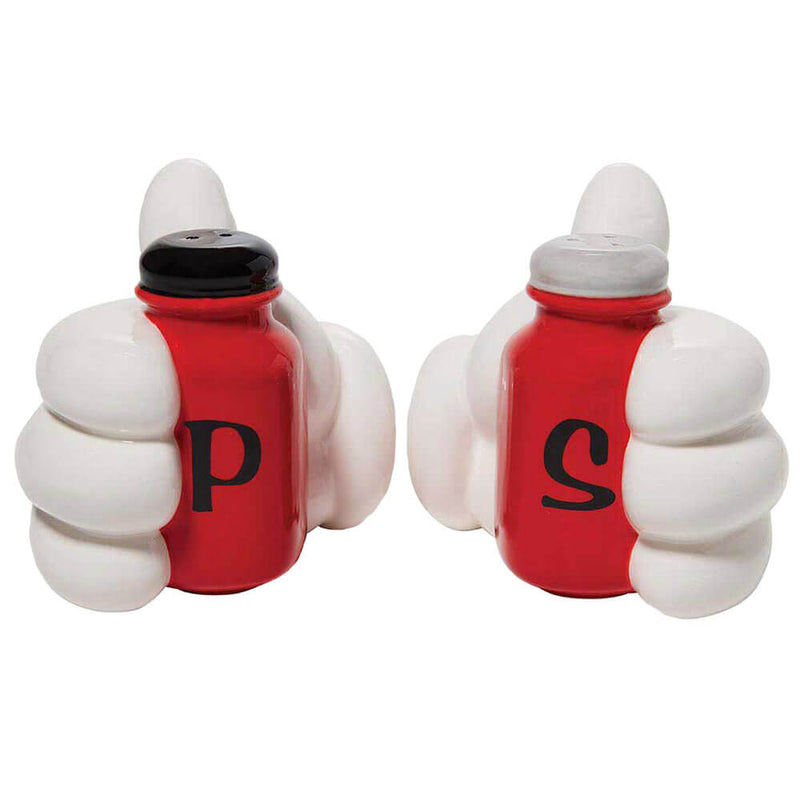 Disney Mickey Hands Salt & Pepper Shaker Set