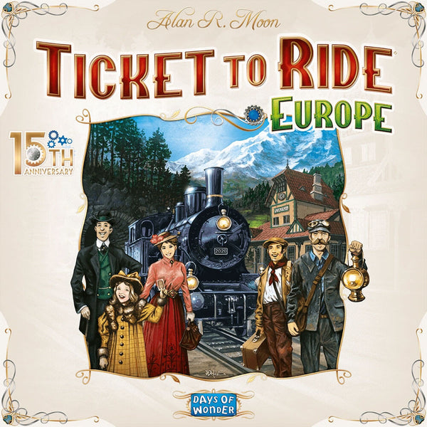 Ticket to Ride Europe 15th Anniversary Edition Board Game