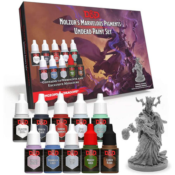 D&D Paints Nolzurs Marvelous Pigments Undead Paint Set