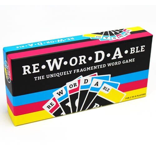 Rewordable The Uniquely Fragmented Word Game Board Game