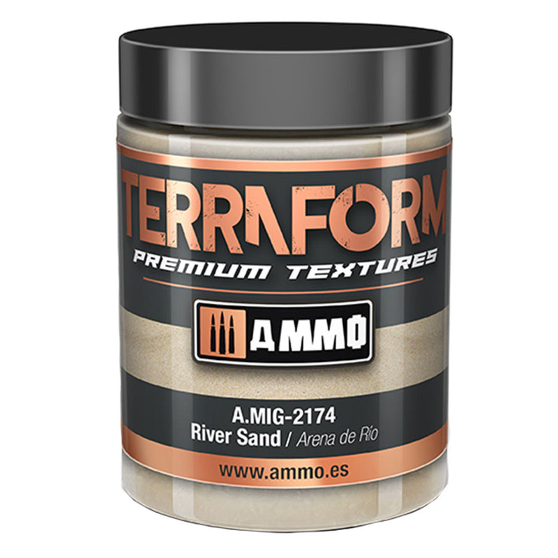 Mig Premium Texture Terraform 100mlによる弾薬