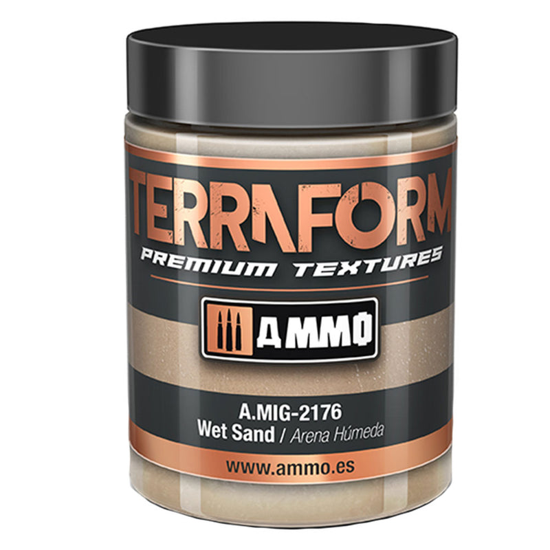 Mig Premium Texture Terraform 100mlによる弾薬