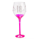 誕生日のクリアワイングラス