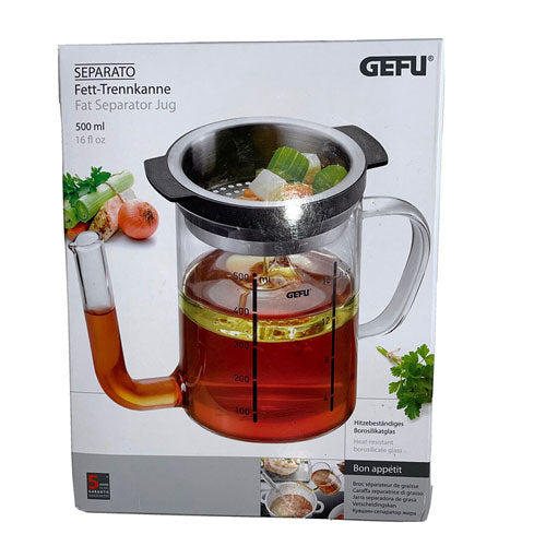 Gefu Fat Separator Jug (Heat-resistant Glass)