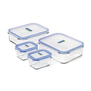 GlassLock Tempered Glass Food Containerセット（青）