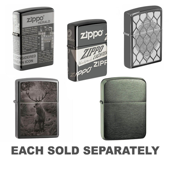 Zippo Black Ice Design Lighter