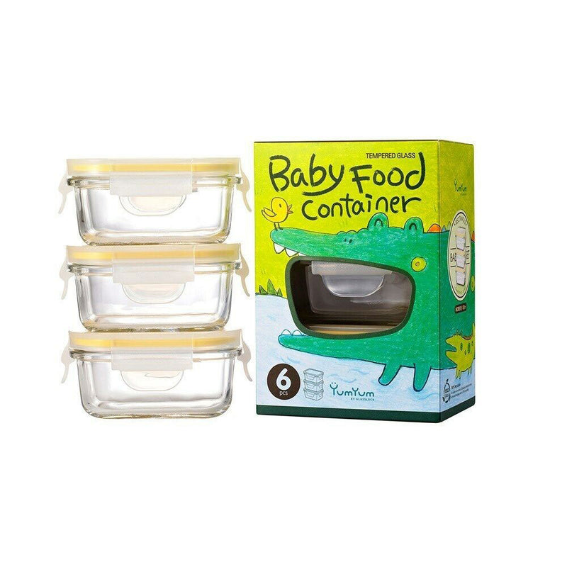 GlassLock BabyFoodコンテナセット（3PC）