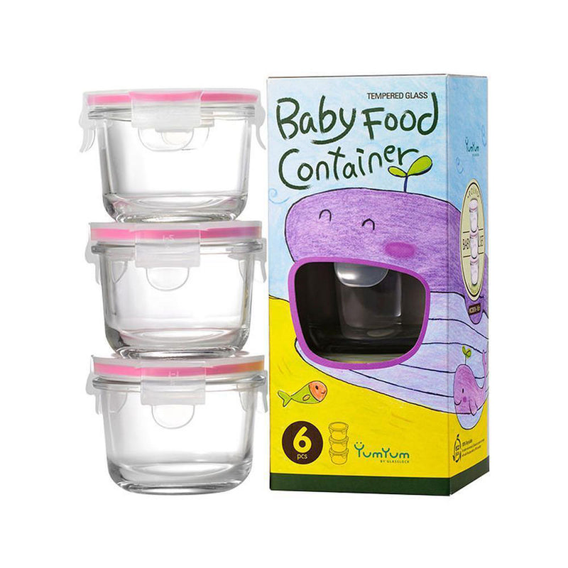 GlassLock BabyFoodコンテナセット（3PC）