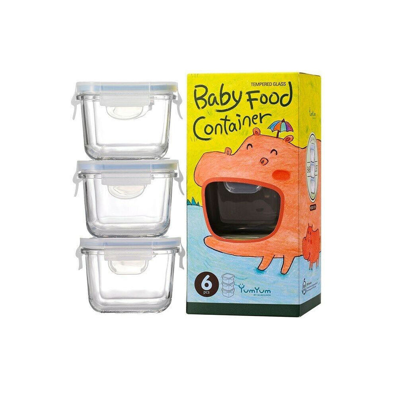 GlassLock BabyFoodコンテナセット（3PC）