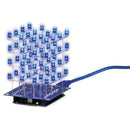 Build A Blue 4x4x4 LED Cube Solder Learning Kit