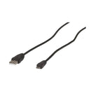 USB 2.0 Type-Aプラグからマイクロタイプ-Bケーブル