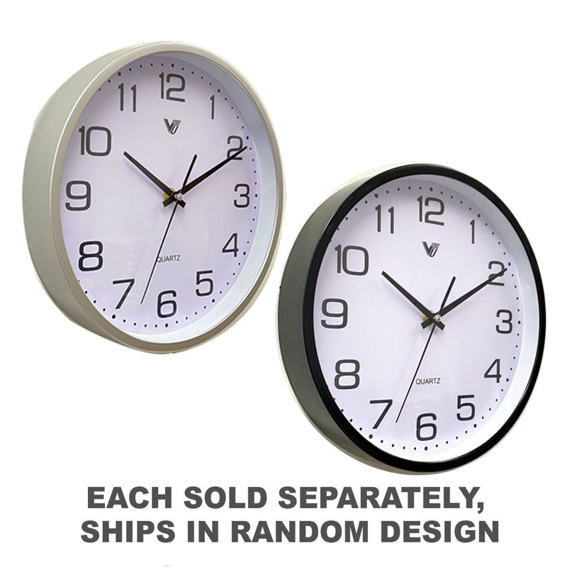 Round Wall Clock 10" (1pc Random Design)