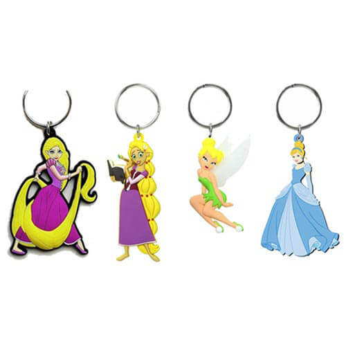 Keyring Soft Touch Disney Princess