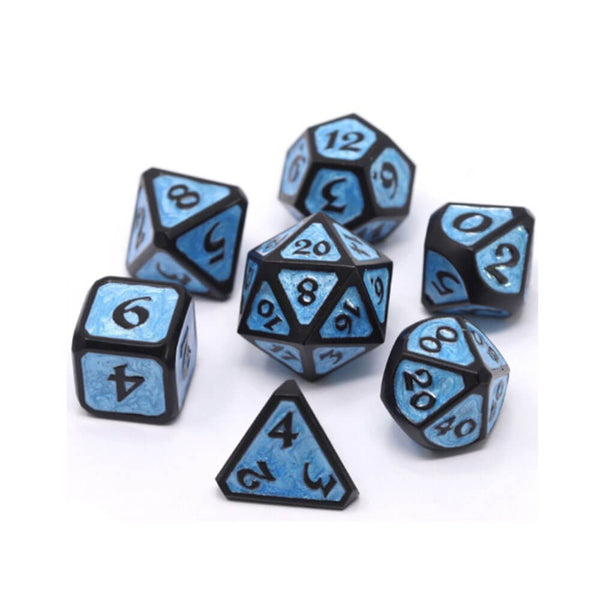 Die Hard Dice Metal Set Polyhedral Tempest (Frostbite)