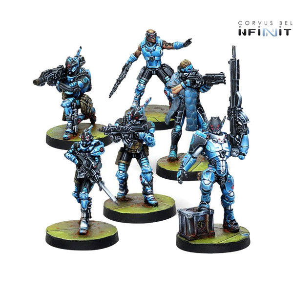 Infinity PanOceania Miniatures Varuna Immediate Reaction Div