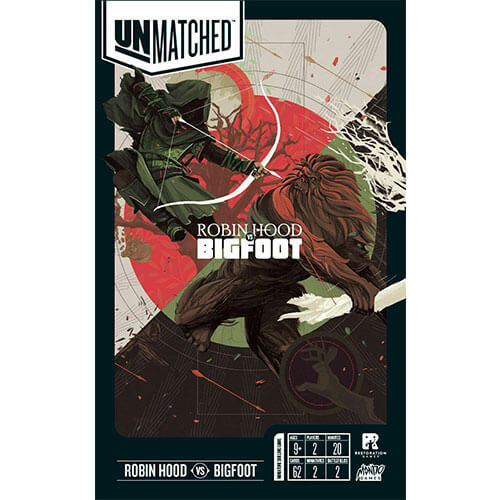 Unmatched Robin Hood vs Bigfoot Board Game