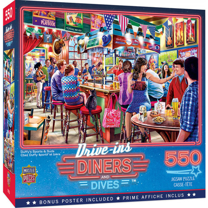 Drive-Ins Diners＆Dives 550pcパズル