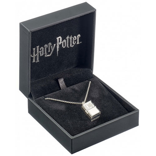 Harry Potter Sterling Silver Hogwarts Trunk Necklace