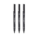 Uni-Ball Pin Fineliner Pen Black（3の財布）