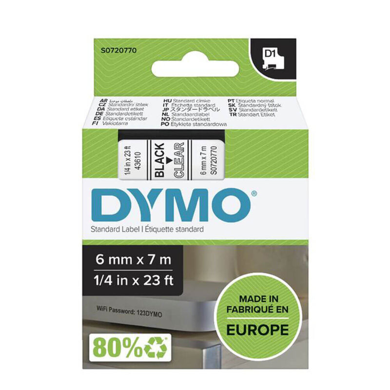 Dymo D1テープラベル6mmx7m