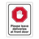 デュルスソーシャル距離の壁サイン225x300mm