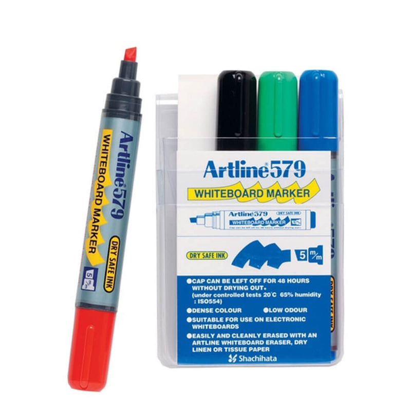 Artline Whiteboardマーカー5mmチゼルが各種