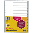 Marbig A-Z Tab Alpha Indices＆Dividers（A4）