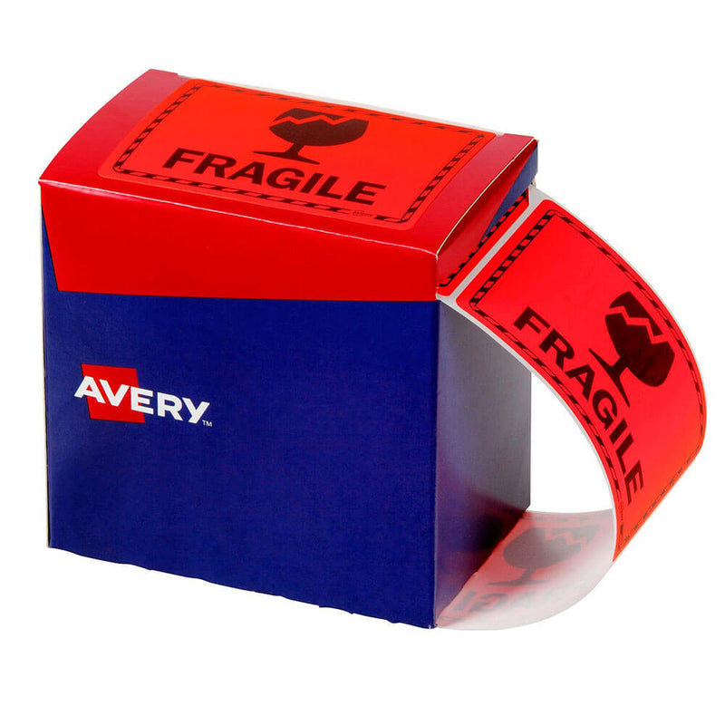 Avery Fragile Labels 750pcs（75x99.6mm）