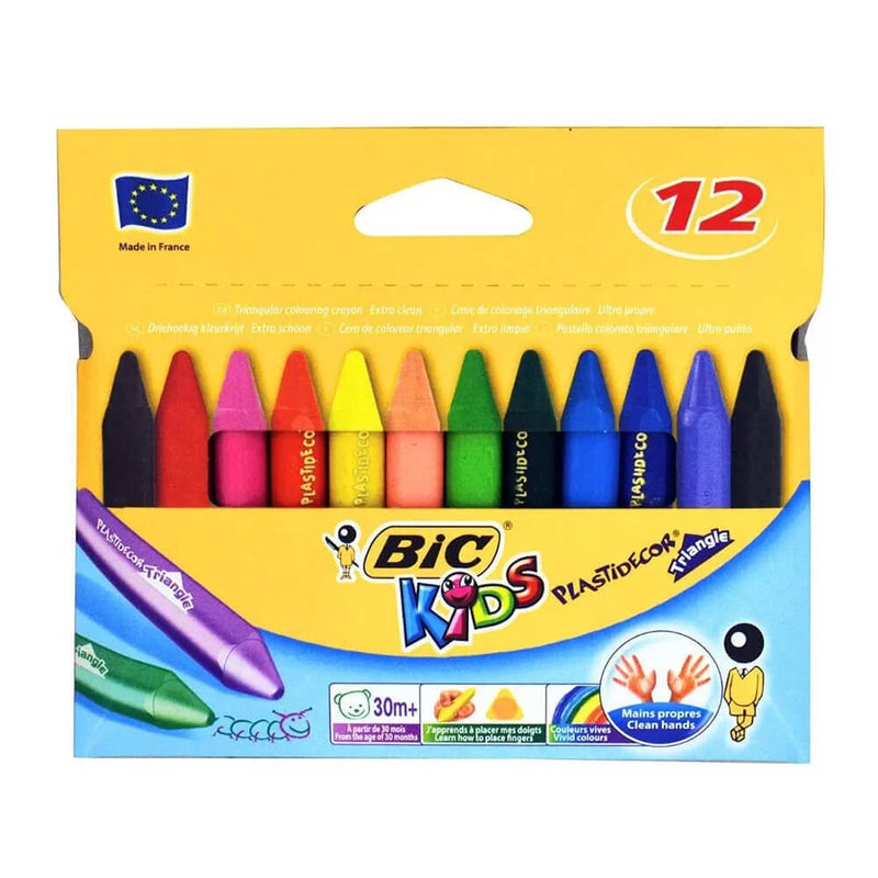Bic Kids Plastidecor Crayons（12pk）