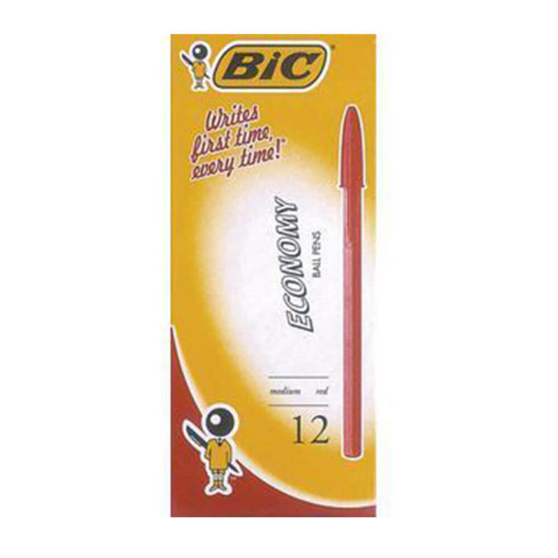 BICエコノミーミディアムボールポイントペン（12/箱）