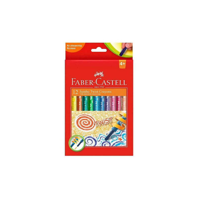 Faber-Castell Twistable Crayons 12pk（各種）