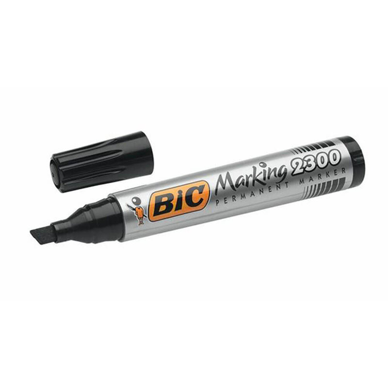 Bic Chiselチップ永久マーカー12pcs（3.1-5.3mm）