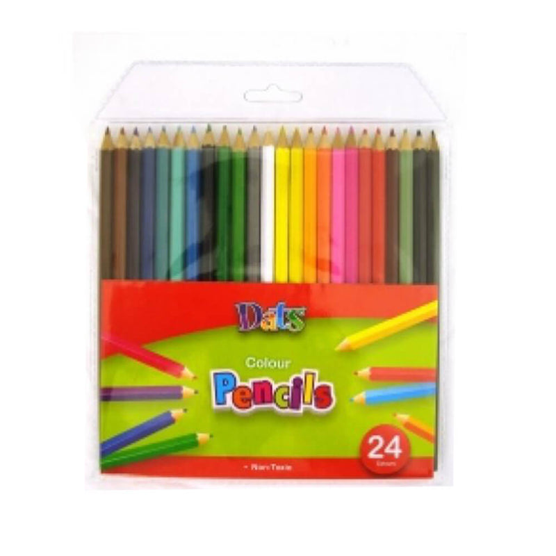 完全な長さの財布にあるDATS色の鉛筆