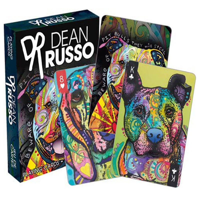 Dean Russo Dogs Playing Cards