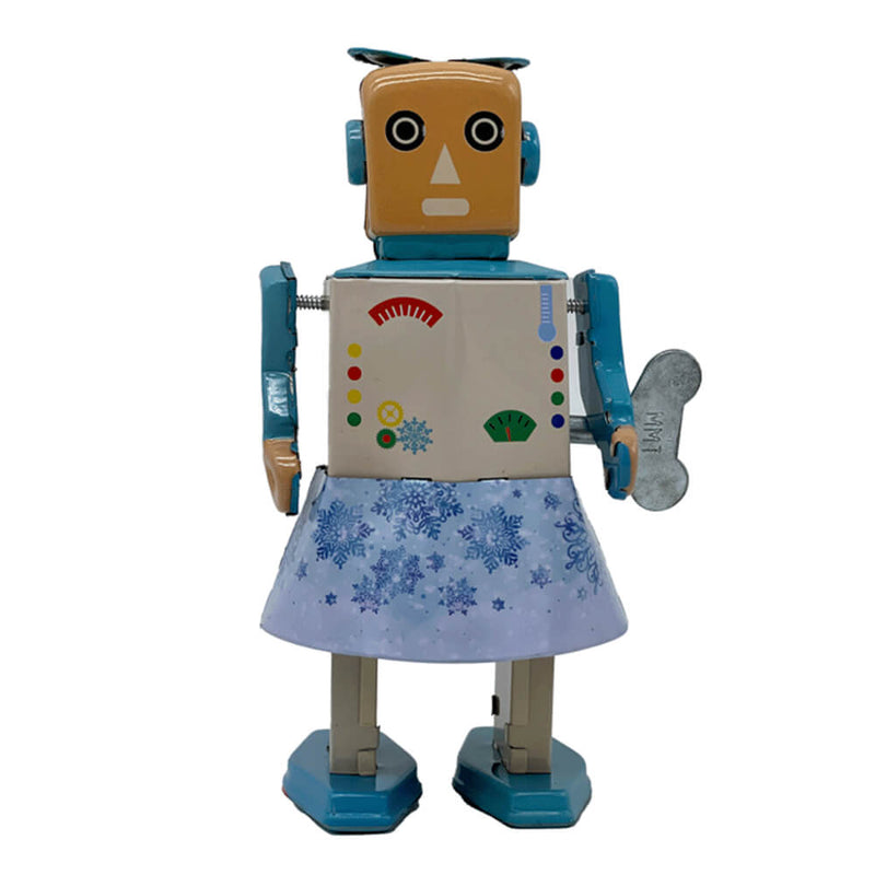 Mr. & Mrs. Tin Robot Toy 15cm